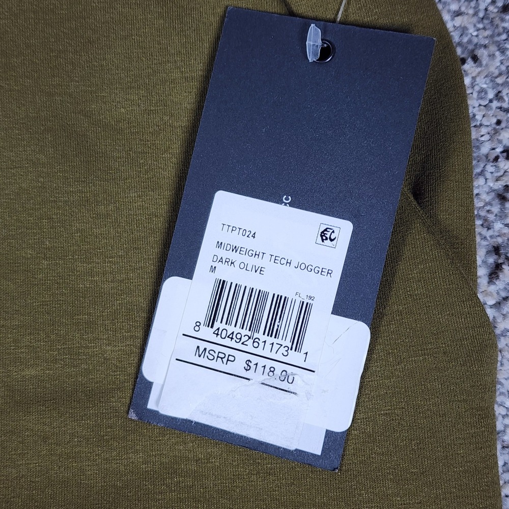 Ten Thousand Midweight Tech Jogger Mens M Dark Olive TTPT024 NWT MSRP $118 - Picture 11 of 16